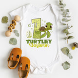 Turtley Birthday Boy Shirt, Custom Turtle Birthday Shirt