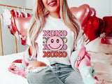 XOXO Valentine's Day Shirt, Girlfriend Valentines Sweatshirt, Love Shirt, Heart Shirt