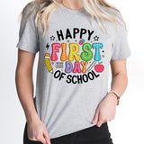 Happy First Day Shirt, Welcome Back To School T-Shirt