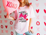 My Bow Is Big and My Heart Is Even Bigger Shirt, Valentines Bow Shirt