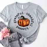 Thankful Shirt, Grateful Shirt, Blessed Shirt, Happy Thanksgiving Shirt