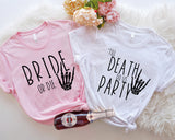 Rock Bachelorette Bride or Die Shirt, Emo Bachelorette Party Tees, Punk Bride Shirt