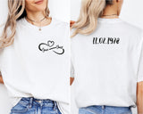 Infinity Symbol Valentine Shirt, Forever Love Tee, Valentines Day Shirt, Couples Shirts