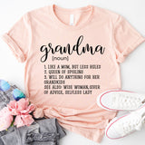 Grandma Definition Shirt, Grandma Shirts