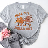 Falls Out Balls Out Football Shirt, Men Fall Shirts, Funny Football Shirt