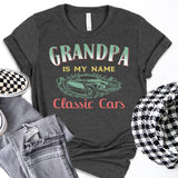 Classic Cars Grandpa Shirt, Classic Cars T-Shirt For Papa