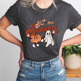 Tis The Season Halloween Sweatshirt, Fall Pumpkin T-Shirt