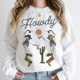 Dancing Skeleton Howdy Shirt, Western Skeleton Shirt