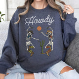 Dancing Skeleton Howdy Shirt, Western Skeleton Shirt