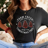 Farm Fresh Christmas Tree T-Shirt, Christmas Cake Sweatshirts