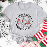 Farm Fresh Christmas Tree T-Shirt, Christmas Cake Sweatshirts