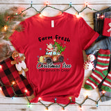 Farm Fresh Christmas Trees Shirt, Pine Spruce Fir Cedar Sweatshirt