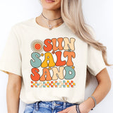 Sun Salt Sand T-Shirt, Beach Shirt, Beach Life Shirt, Summer Vibes Shirt