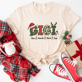 Gigi Christmas Shirt, Nana Xmas Tee, Grandma Claus Shirt, Merry Gigi Shirt