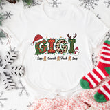 Gigi Christmas Shirt, Nana Xmas Tee, Grandma Claus Shirt, Merry Gigi Shirt