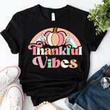 Thankful Vibes Shirt, Happy Thanksgiving Shirt, Hello Autumn Sweatshirt