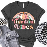 Thankful Vibes Shirt, Happy Thanksgiving Shirt, Hello Autumn Sweatshirt