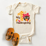 My First Thanksgiving Onesie, Thanksgiving Baby Shirt