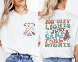 No City Lights Just Camp Fire Nights Shirt, Camping Crew Shirt, Camp Lover shirt