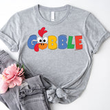 Turkey Gobble Shirt, Thanksgiving Day Tee, Give Thanks T-Shirt