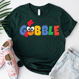 Turkey Gobble Shirt, Thanksgiving Day Tee, Give Thanks T-Shirt