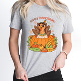 Happy Thanksgiving Turkey Shirt, Turkey Fall Shirt