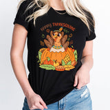 Happy Thanksgiving Turkey Shirt, Turkey Fall Shirt