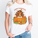 Happy Thanksgiving Turkey Shirt, Turkey Fall Shirt