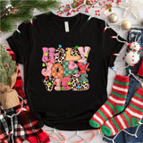 Holly Jolly Vibes Retro Christmas Shirt, Holly Jolly Vibes Shirt, Vintage Christmas Shirt, Vintage Groovy Holly Jolly Vibes Shirt