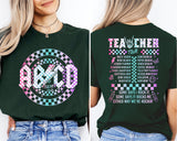 ABCD Teacher Tour Shirt, End of Year Shirt, Elementary School Shirt,