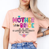 Mother Of The Bride Shirt, I Loved Her First Shirt, Bridesmaid Shirts, wedding matching shirts