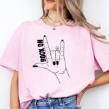 Rock On Bride T-Shirt, Ring Finger T-Shirt, Engaged T-Shirt, Fiancé Tee