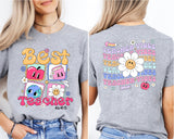 Best Teacher Ever Shirt, Teacher Vibes Shirt, Summer Teacher Shirt, Schools Out Shirt