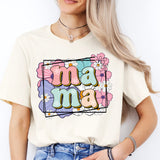 Floral Mama Shirt, Retro Mama Shirt