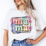 Floral Mama Shirt, Retro Mama Shirt