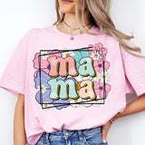 Floral Mama Shirt, Retro Mama Shirt