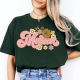 Wildflowers Mama Shirt, Floral Mama Shirt