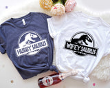 Wifey Hubby Shirts, Wifey Saurus Shirt, Hubby Saurus Shirt, Valentines Day Shirt