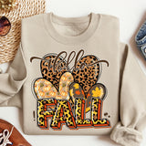 Hello Fall Shirt, Floral Pumpkin Sweatshirt, Fall Shirt