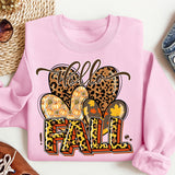 Hello Fall Shirt, Floral Pumpkin Sweatshirt, Fall Shirt