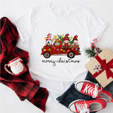 Merry Christmas Gnome Truck Shirt, Christmas Gnomes Shirt, Truck Christmas Shirt