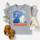 Dinosaur Two Birthday Boy Shirt, Dino Birthday Shirt