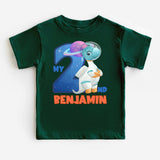 Dinosaur Two Birthday Boy Shirt, Dino Birthday Shirt