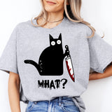 Killer Cat Halloween Sweatshirts, Spooky Cat Shirts