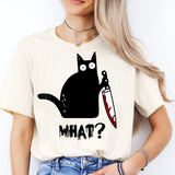 Killer Cat Halloween Sweatshirts, Spooky Cat Shirts