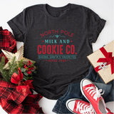 North Pole Milk And Cookie Co. Baking Santa's Favorites Since 1943 Shirt