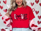 Retro Love Like Jesus Coquette Shirt, Coquette Heart Bow Sweatshirt, Jesus Valentine Tee