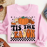 Tis The Season Thanksgiving Shirt, Fall Pumpkin Coffee T-Shirt