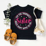 I'm The Youngest Sister Shirt, Family Sibling Shirt