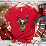 Reindeer Christmas Shirt, Peeping Reindeer Shirt, Merry Christmas Shirt